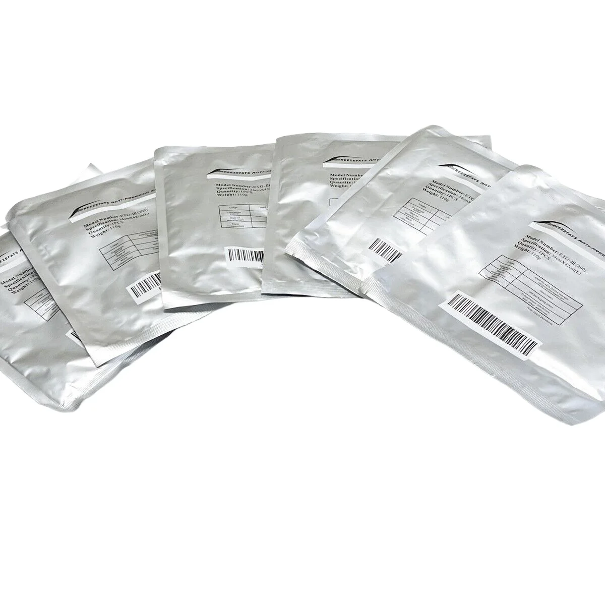 Fat Freezing Membranes Anti Freeze Membranes Gel Patches for Cryolipolysis Body Slimming Massager Weight Loss Lipo Cold Therapy