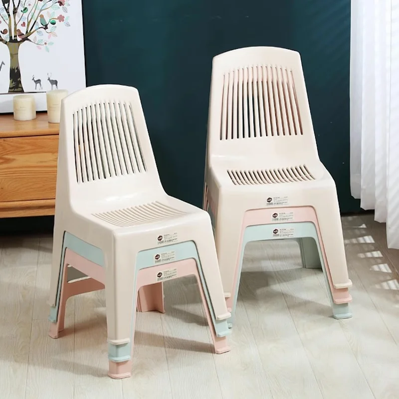 Bathroom Plastic chair for kids Anti slip desk chair for girls Children Portable chairs kids Space saving furniture