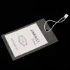 TETP 100Pcs Transparent Top Open Bags With Hang Hole Garment Label Card Packaging Opp Plastic Bag For Small Business Display 6