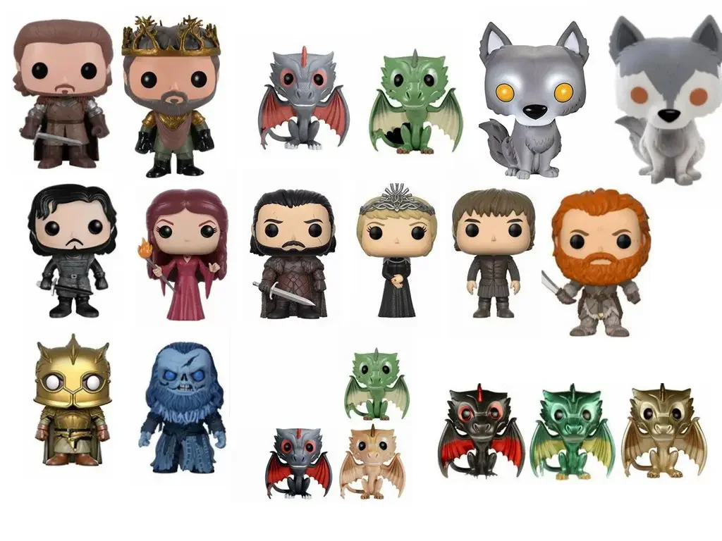 Giochi Robb Stark 08 # Renly 12 # Cersel 51 # Bran 52 # Of Throned Vinyl Action Figure Collection Modelli Giocattoli Per Bambini