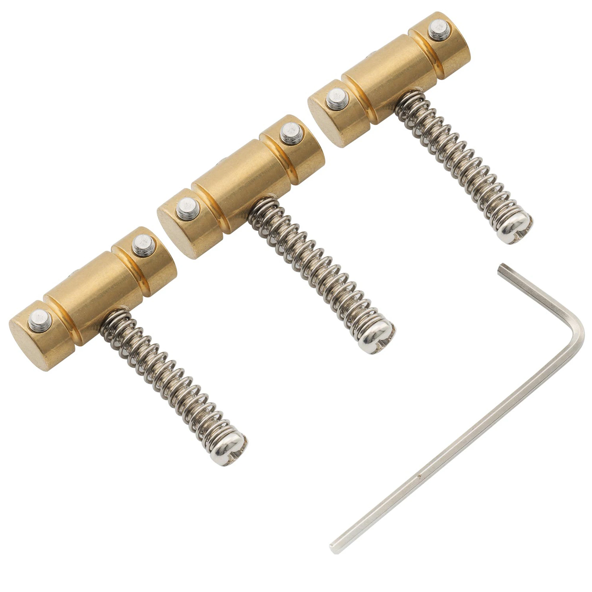 thumbnail image 2 of Fender 3-Saddle American Vintage Telecaster Bridge Assembly With Brass Saddles Chrome 2 of 11