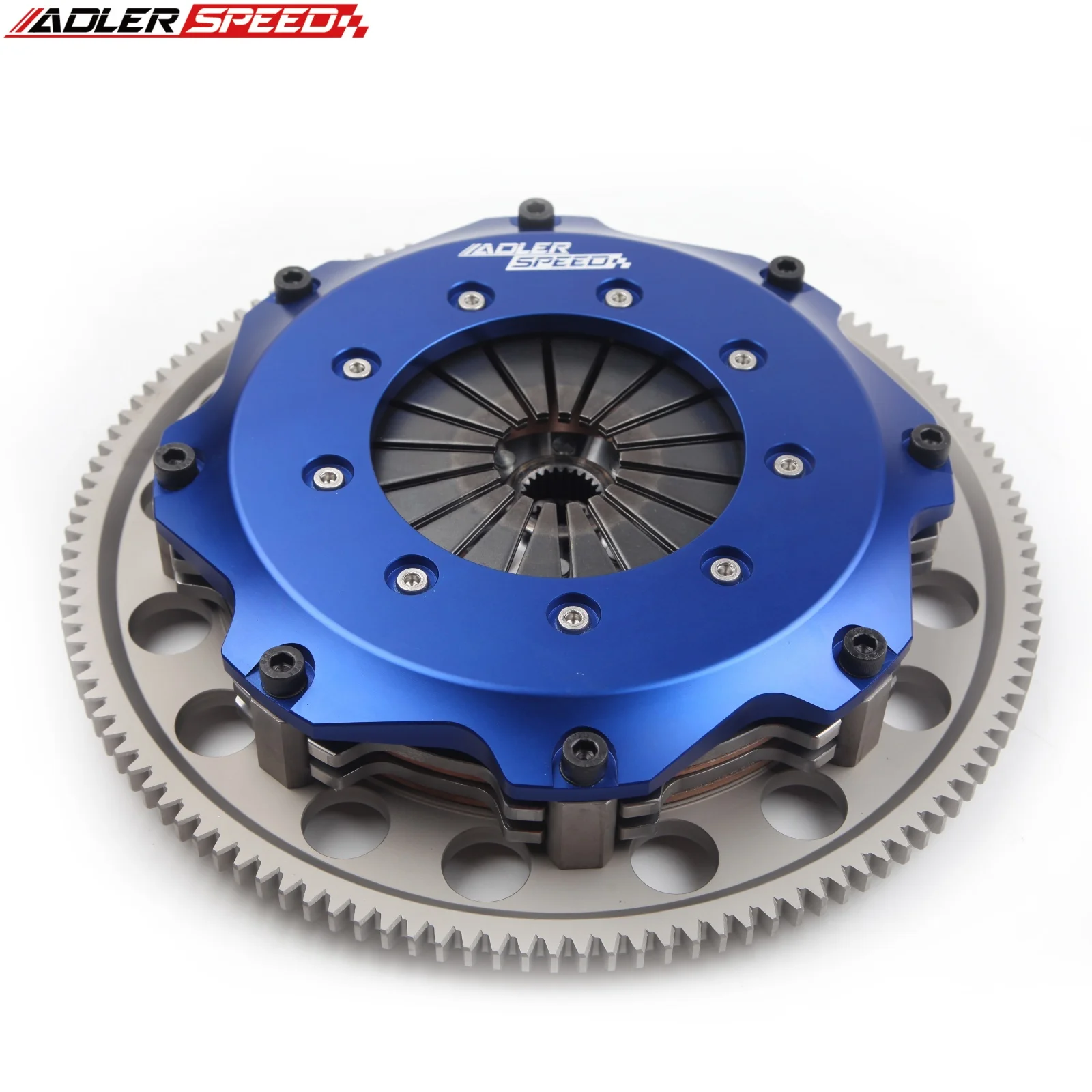 ADLERSPEED 8.5인치 215mm 레이스 클러치 트윈 디스크 (스바루 WRX STI / 레거시 GT 스펙 B 2.5L EJ257 6단 2004-2018년)