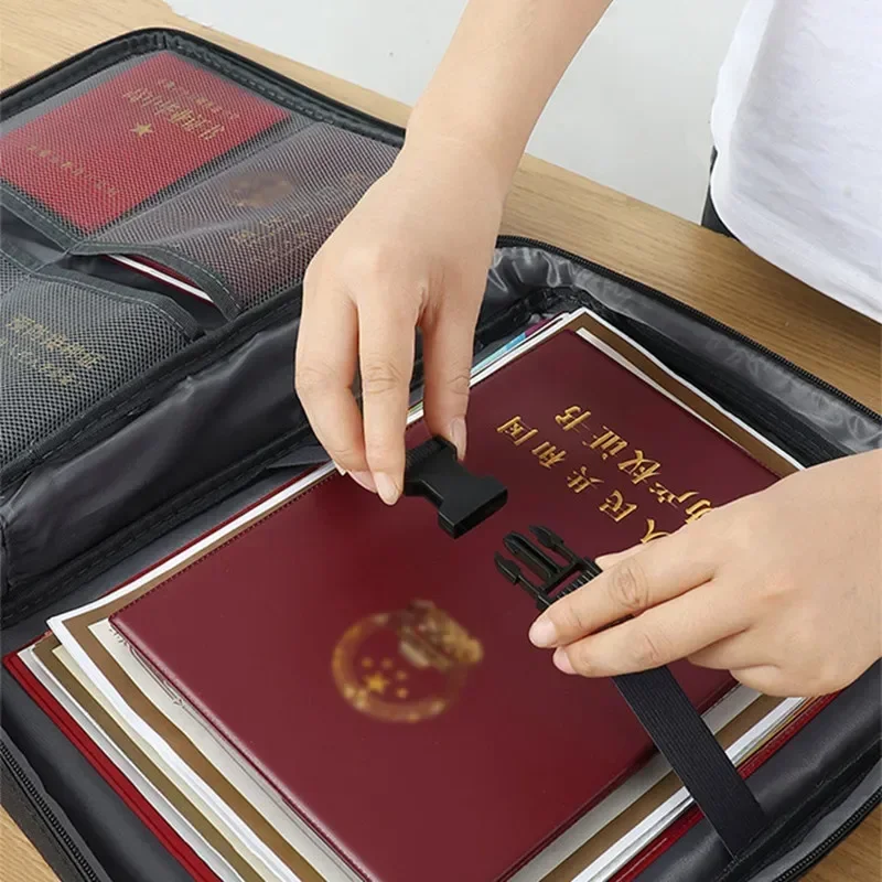 Convenienti slip custodie per documenti borsa portatile forniture elettroniche caricatore informazioni File organizzare borse accessori