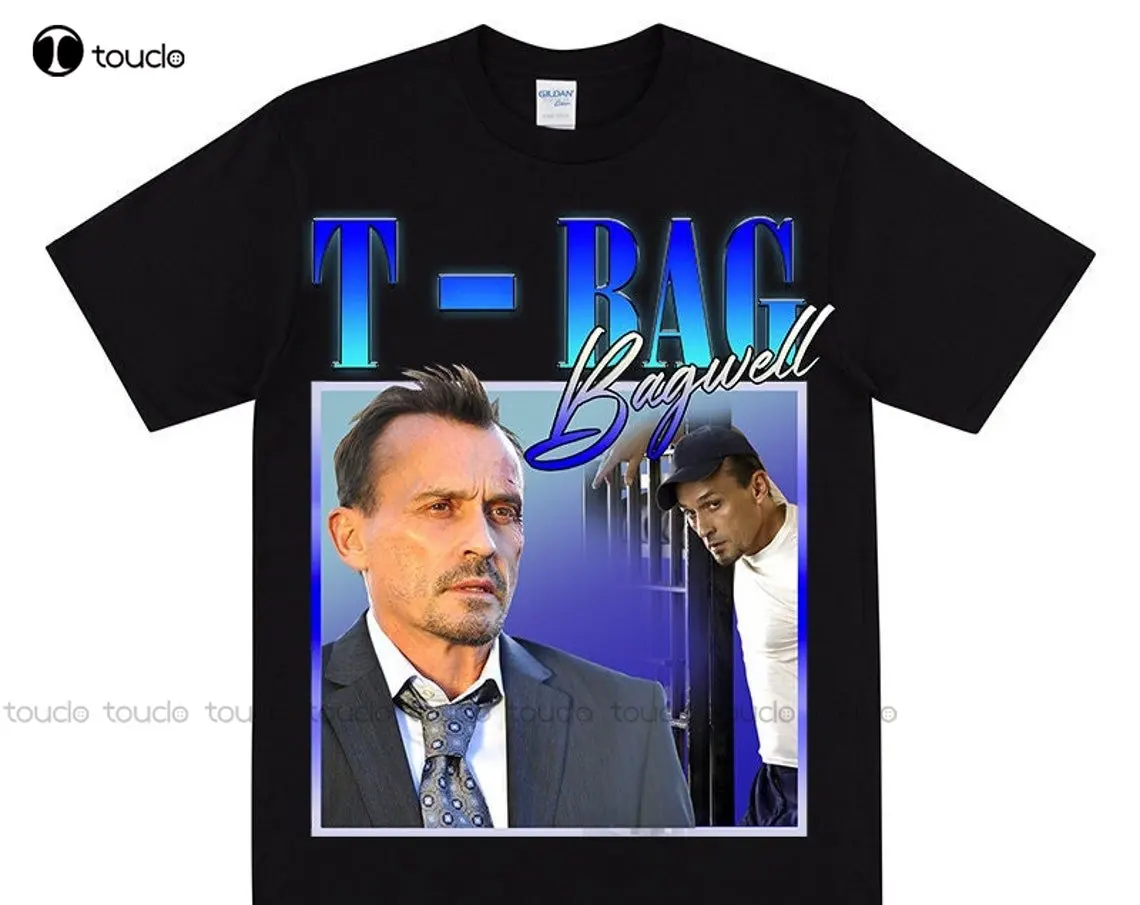 T-Bag Bagwell T-Shirt Per Theodore Bagwell Fans Retro 2000S Graphic Tee Fox River State Porheater Secret Santa Gift