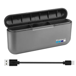 Enhanced Battery Charger for GoPro Enduro Batteries - Hero Series Accessories (G12 - 11 - 10 - 9 Charger)