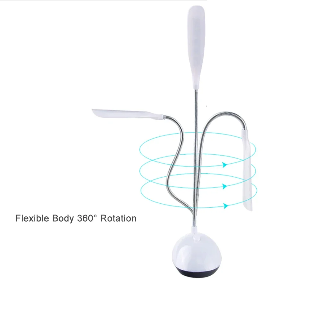 Foldable Portable LED Desk Lamp Children Eye Protection Student Study Reading LED Table Lamp Battery Powered