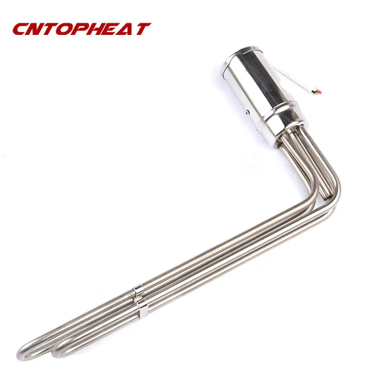 Elemento de Aquecimento Elétrico de 220v para Aquecedor de Tanque de Água 47 mm Inferior Inserido Aquecedor Tubular Elétrico com Controle de Temperatura