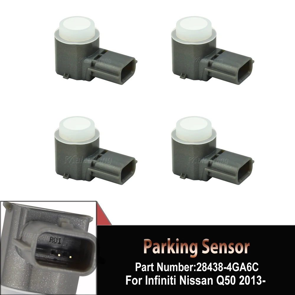 

Датчик парковки PDC для INFINITI Q50 Q70 Q70L Nissan Maxima Altima 28438-4GA6C 284384GA6C, 4 шт.