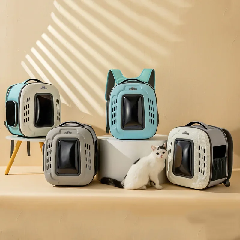 Cat Bag Pet Backpack Going Out Portable Pet Bag Going Out Cat Supplies Breathable Bus Compartment and Dog