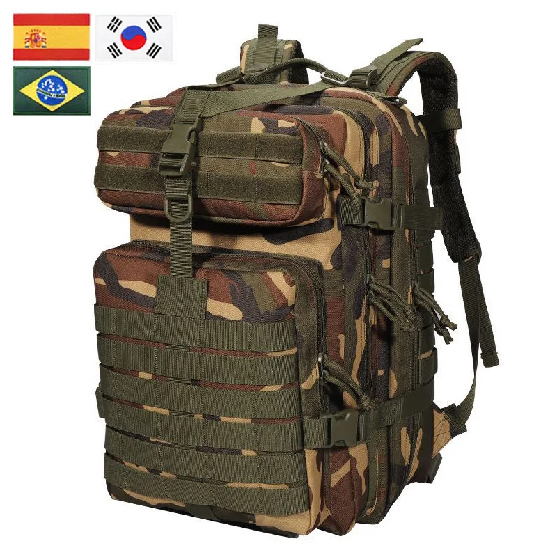 

Армейский военный тактический рюкзак для мужчин 900D, полиэстер, 30 л, 50 л, 3P, рюкзак с мягкой спинкой для походов и охоты, туристическое снаряжение для кемпинга, дорожный рюкзак