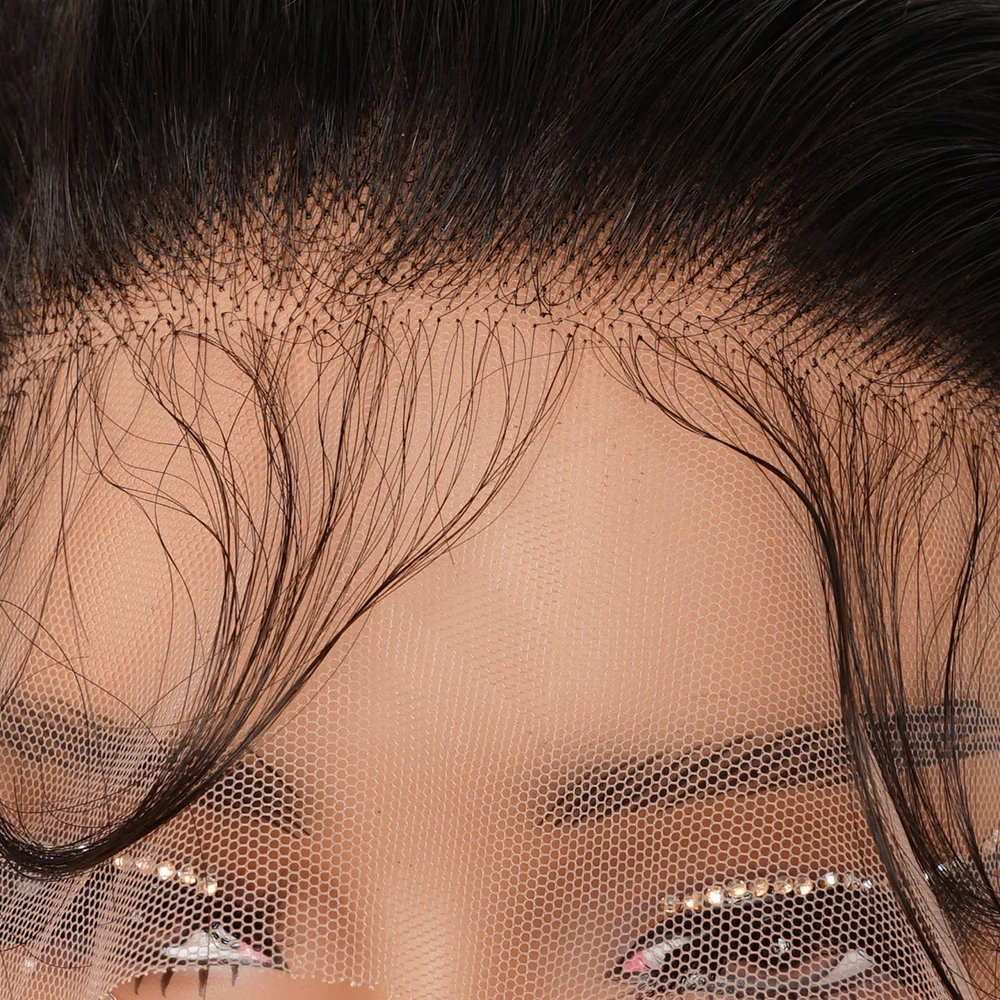 13x6 Lace Frontal For Wigs 100% Human Hair Remy Transparent Lace Natural Hairline With Baby Hair