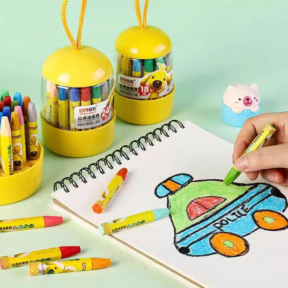 Artist Oil Pastel Set 12-36 Colors Children's Professional Painting Drawing Graffiti Art Crayons Washable Round Non Toxic Sticks