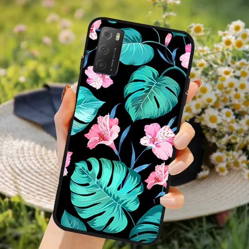 3D Soft TPU Floral Embossed Silicone Phone Case - Elegant Flower Design Back Cover