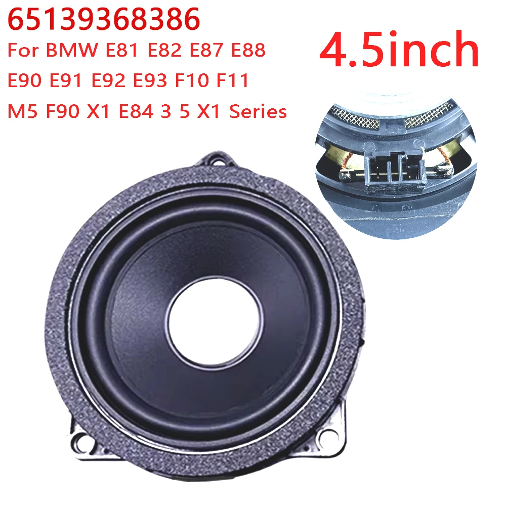 Car Door Midrange Speaker For BMW F30 F10 F11 F32 F34 F01 F02 E90 E60 3 5 7 Series 4.5Inch Car Dashboard Internal Accessories audio speakers kit midrange speakers