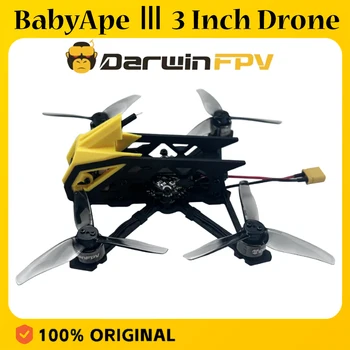 DarwinFPV BabyApe Ⅲ Drone Freestyle da 3 Pollici ELRS 2.4G per O4/ con VTX Analogico