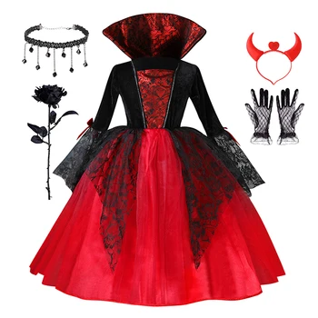 Girl Vampire Halloween Dress