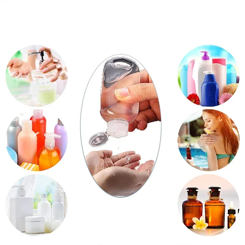 10Pcs 30/50/60ml Ȯ  öƽ Ű ü     /ø  ޴ ̴   