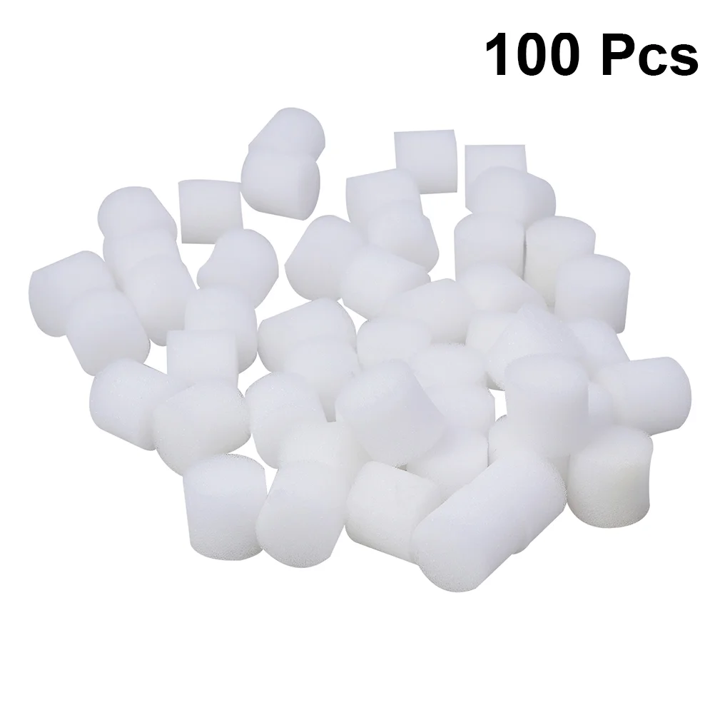 

100 PCS Vegetables Gardening Tools Round Sponge Hydroponic Planting White Soilless Cultivation