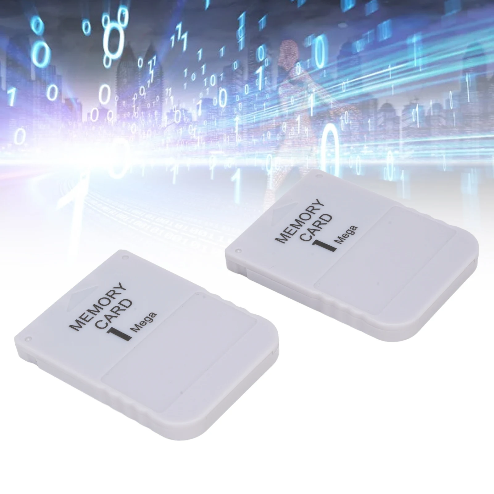 Video Game Console Memory Card Stable High Speed Compact Safe Game Console 1MB Memory Card ABS  Fit for Replacement