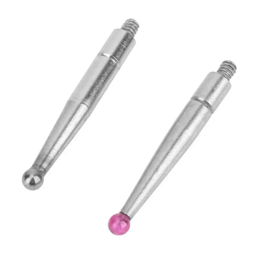 2PCS Dial Test Indicator Probe Lever Indicators Probe Dial Gauge Needles Measuring Leverage