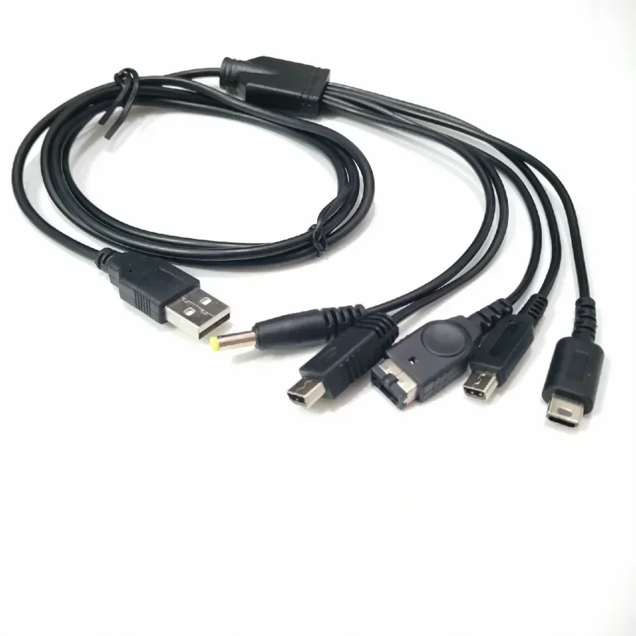300개 1.2M 멀티 충전 케이블 USB 고속 충전기 와이어 코드 (닌텐도 GBA SP DS Lite DSL NDSL 뉴 3DS XL LL PSP Wii U 용)