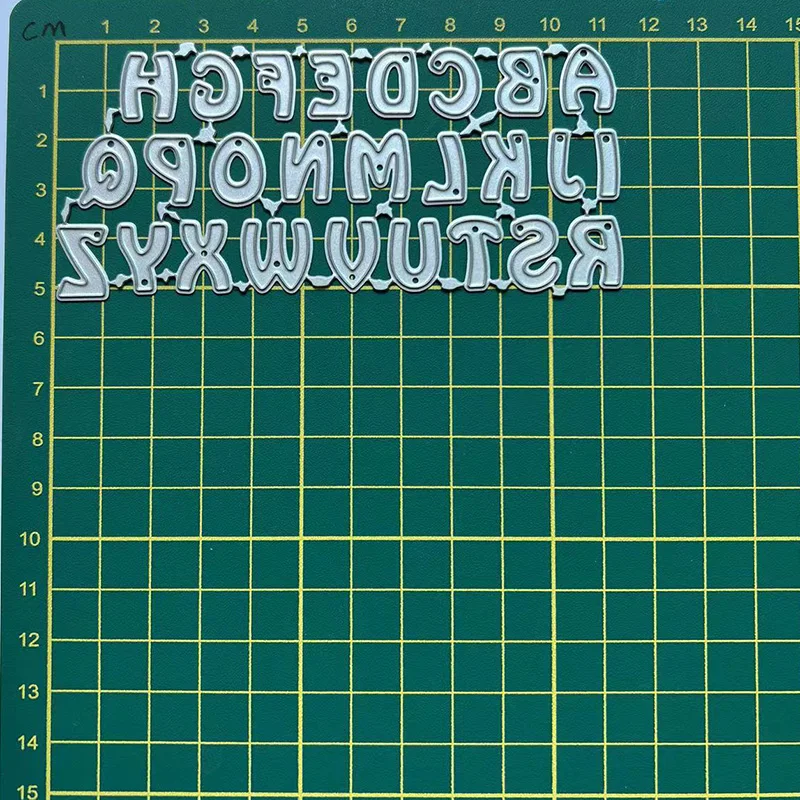 (9 Styles) 26 English Alphabet Letters Metal Cutting Dies DIY Scrapbooking Paper Photo Album Crafts Mould Cards Punch Stencils
