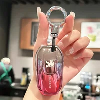 For Peugeot 408 2008 3008 5008 308 4008 508 TPU Car Remote Key Case Fob Cover Bag Protection Holder Shell Keychain Accessories 3