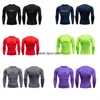 2025 Men Bodybuilding Sport T-shirt Quick Dry Running Shirt Long Sleeve Compression Top Gym T Shirt Men Fitness Tight Rashgard 1