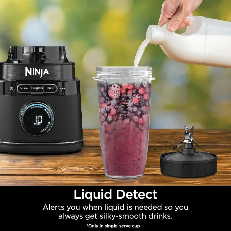 Ninja TB201 Detect Power Blender Pro, BlendSense Technology, For Smoothies, Shakes&More, 1800 Peak Watts, 72 oz. Pitcher,Blender 6