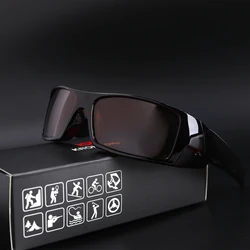 Unisex Polarized Retro Sports Sunglasses with UV400 Protection (5243 - Brown)