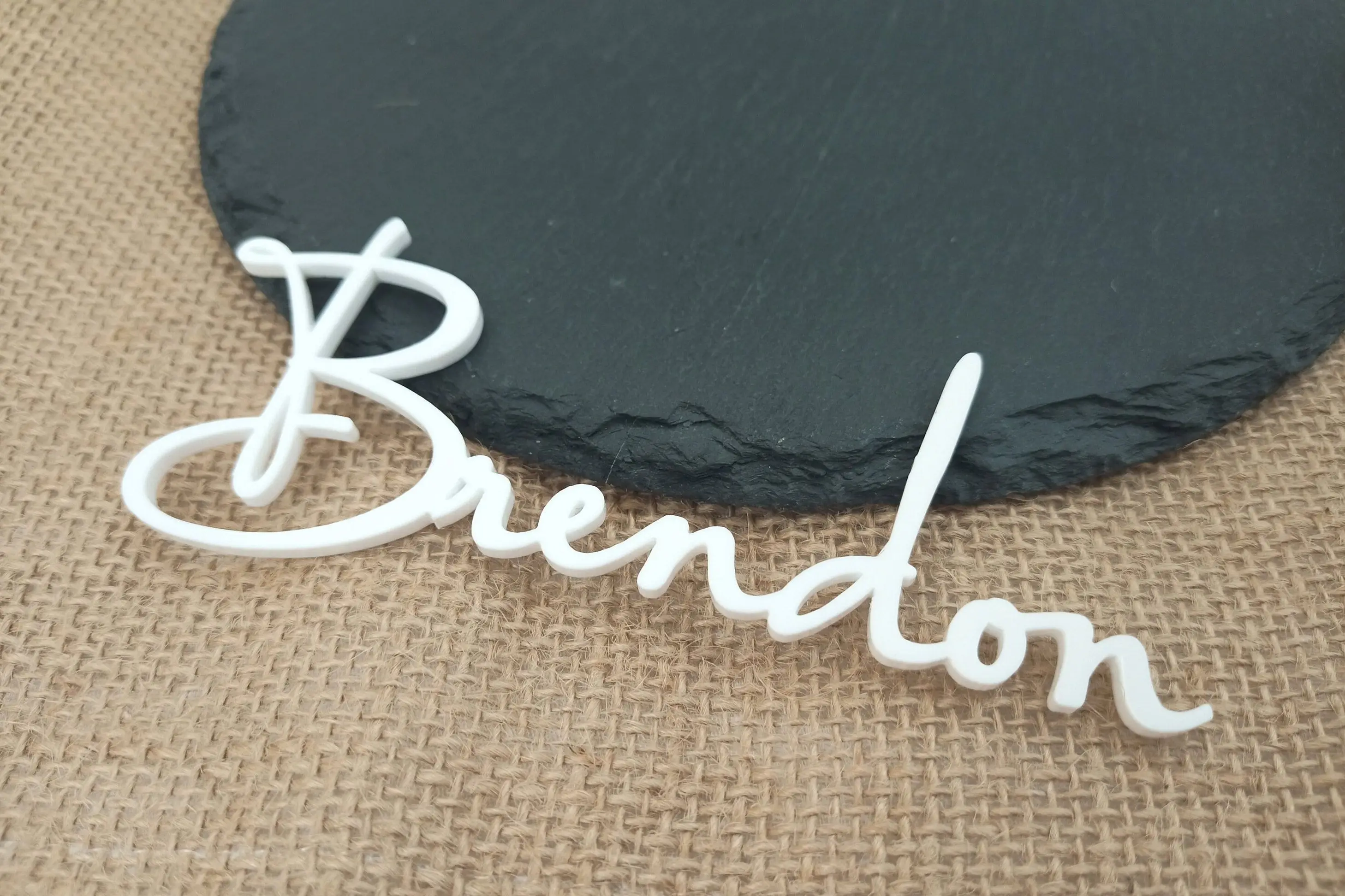 5pcs Personalization Wedding Place Cards for Table Decoration Laser Cut Names Acrylic Wood Materials Table Decor Favor for Guest