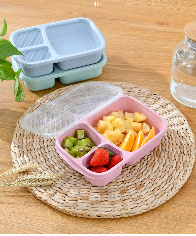 Lunch Box for Adults 1000/1300 ML 4 /6 Grids, Food Box for Kids School,  Microwave Safe Use Portable Children Bento Accessories - AliExpress