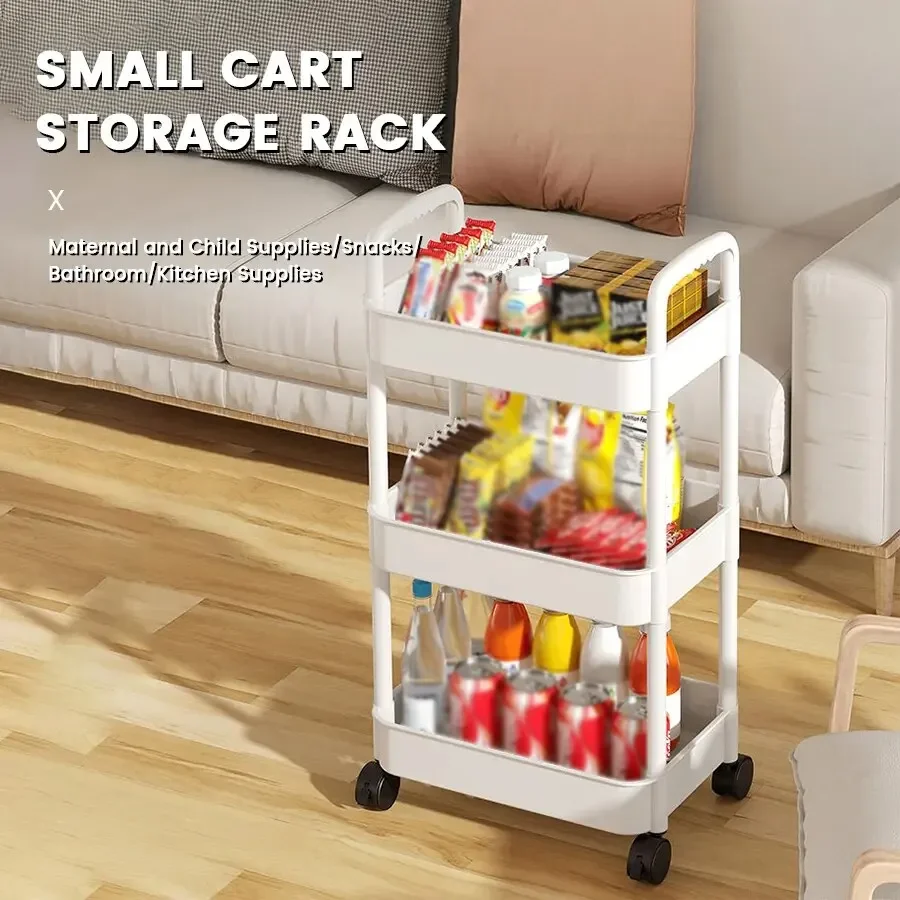 Household-Multi-layer-Small-Cart-Storage-Rack-Floor-To-Floor-Kitchen ...