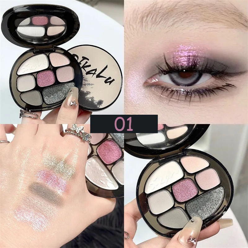 8 color natural eye shado lasting pearlescent eye... Smoke Pink Eyeshadow Palette Matte Pearlescent 8 Colors Eye Shadow Cool ...