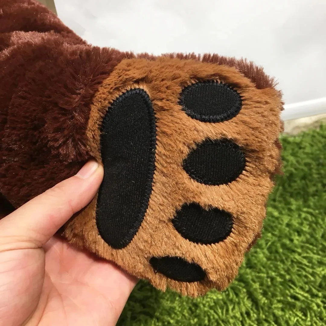 Dropshop 40-100cm 거대한 시뮬레이션 DJUNGELSKOG 브라운 베어 플러시 베어 장난감 박제 동물 소프트 쿠션 소녀 생일 선물
