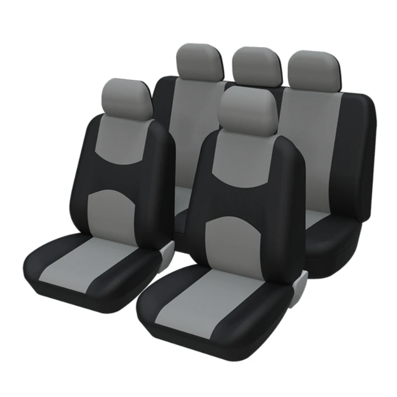 Ensemble complet de housses de siège de voiture, housse de protection de siège d'automobile, housses de siège de véhicule, accessoires de voiture universels, plusieurs couleurs
