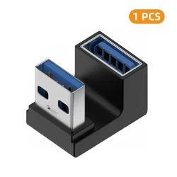 USB A Female to Male Adapter - 90°/180° High - Speed USB3.2 Converter for Enhanced Data Transfer (1x AG - AM - UX - ZM)