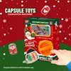 Claw Machine for Kids, Child Fun Egg Twisting Machine Toys Capsule Surprise Gift, Christmas Toy for Kids, Christmas Doll Machine 1