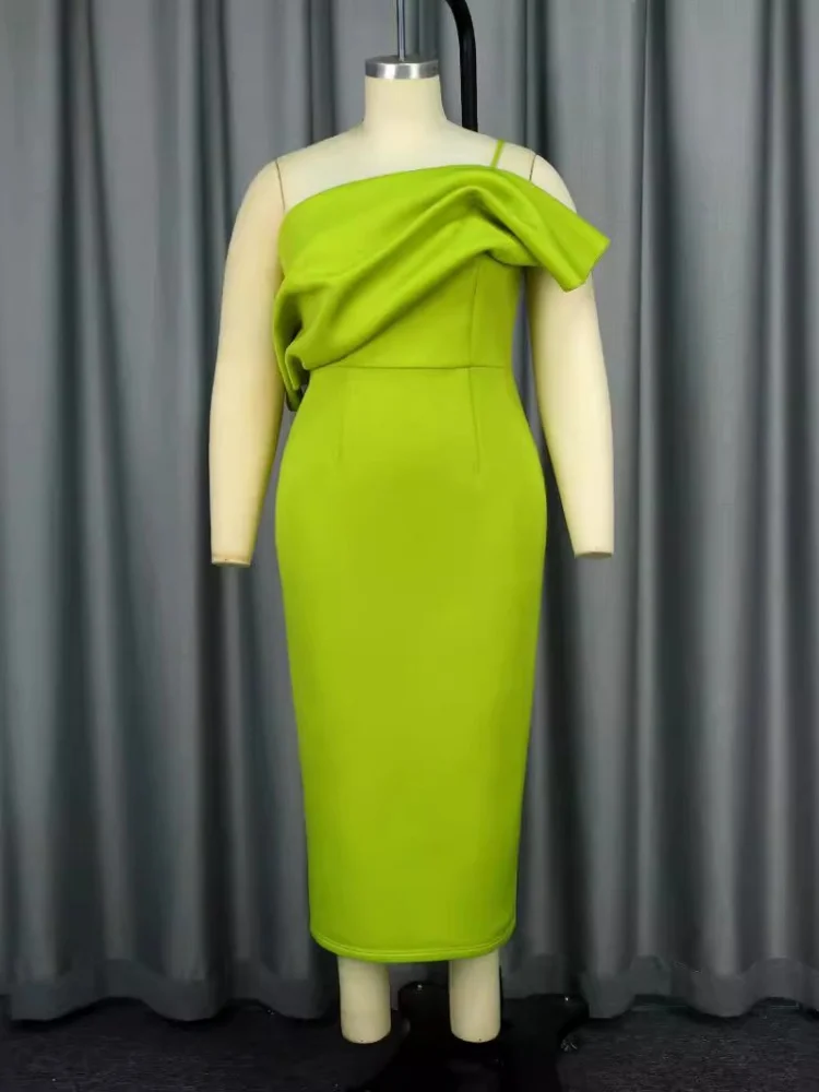 Wmstar Dress Women Wholesale New Solid Color Sexy Halter with A Layered Party High Waisted Dresses Summer 2025 One Pieces