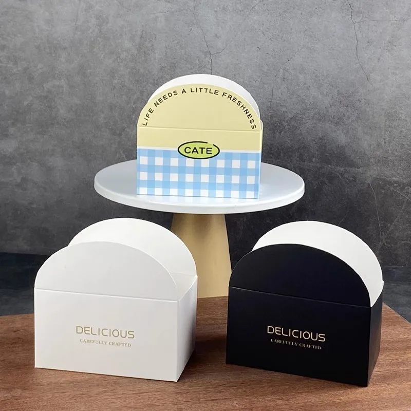 50 Pack Kraft Paper Croissant Sandwich Boxes Disposable Food Packaging for Bakery Break... - SKU PCSB2314 - UGI Packaging