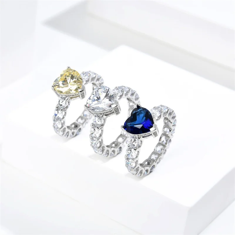 Designer Fashion 925 Sterling Silver Jewelry 3A Cubic Zirconia Party Ring