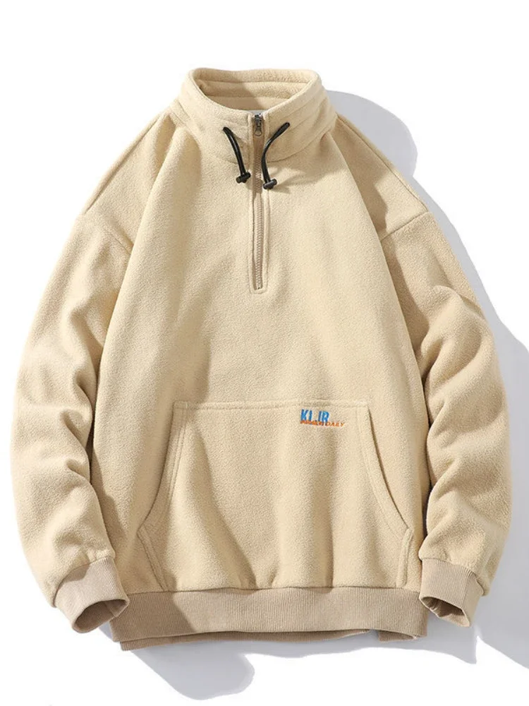 Gmiixder Fall/winter Stand-up Collar Sweatshirt 6
