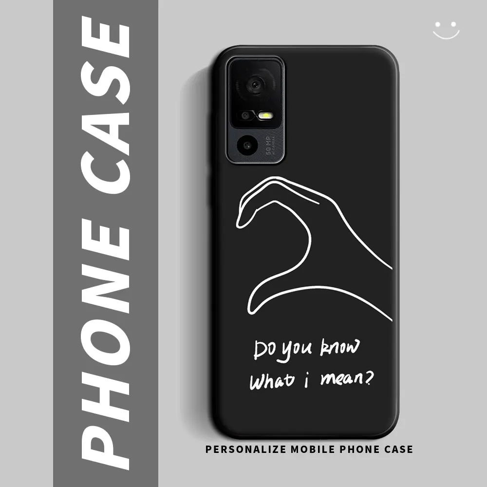 Shockproof Silicone Soft TPU Phone Case - Fashionable Back Cover