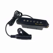 

Skysonic Preamp System A-710 Passive Acoustic Guitar Pickup Humbucker Sound-hole Pickup Tone Balanced/Warmth Guitar Pick Holder