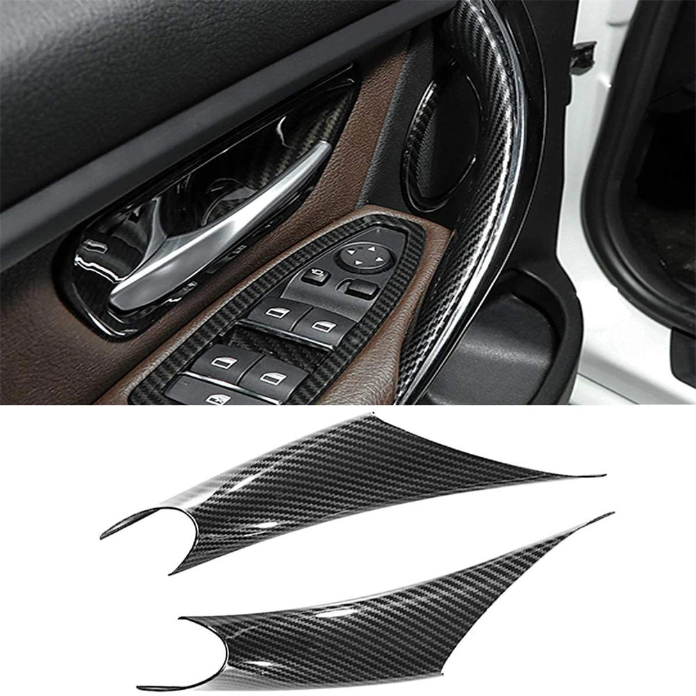 

Carbon Fiber Door Handle Cover for BMW 3/4 Series Driver Side Passenger Side Door Pull Handle Cover 2PCS