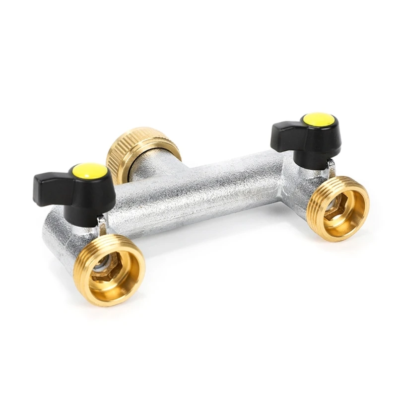 

2 Way Brass Hose Splitter Brass Hose Splitter Garden Hose Splitter Solid Brass