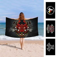 D-Defqon Anime Big Microfiber Beach Towels Quick Dry Towel Sand Beach Towels Pool Towel For Travel Swim Pool Yoga 1