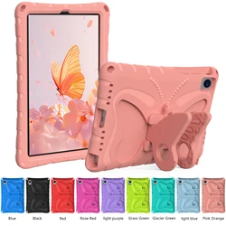 EVA Kids Cute Cartoon Butterfly Tablet Case with 3D Stand - K10 10.3inchTB - X6C6F (Pink Orange)