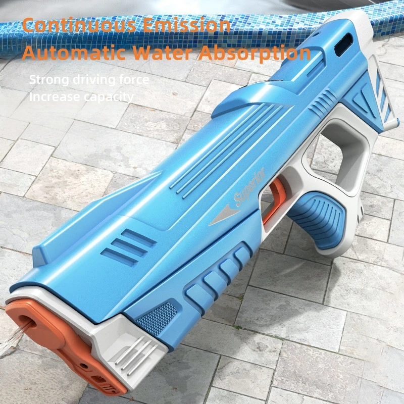 2 Sticks Children Electric Water Gun Summer Beach Outdoor Fight Games Induction Absorb Water Full Automatic Water Guns for Kids 2