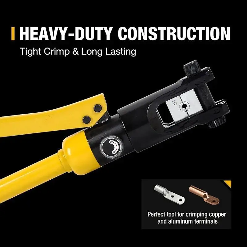 YQK-120 Hydraulic Crimping Tools Cable Lug Crimper Plier DIY Cable Terminal Wiring Pliers Home DIY Hydraulic Pliers 3